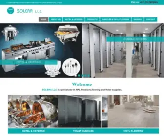 Solera-INTL.com(Hotel &amp; Catering Equipment Suppliers) Screenshot