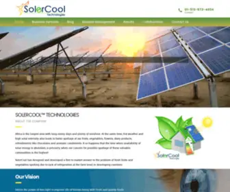 Solercooltechnologies.com(Clean energy for reducing post) Screenshot