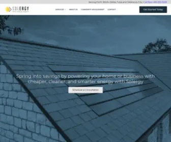 Solergy.co(Solar Contractor Dallas TX) Screenshot