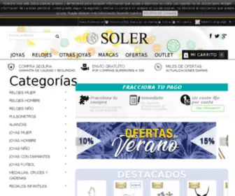 Solerjoyeros.es(Joyeria) Screenshot