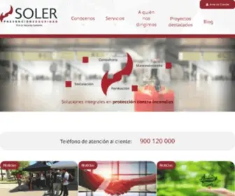 Solerprevencion.com(Soler Prevención y Seguridad) Screenshot