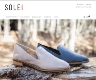 Soleshoes.ca(SOLE Shoes Inc) Screenshot