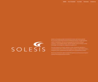 Solesis.com(Innovative provider of biomaterials solutions & services) Screenshot