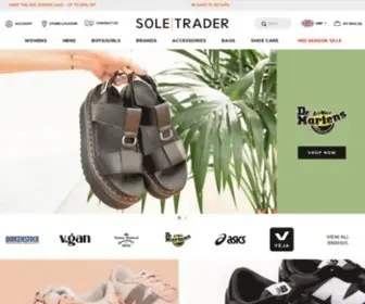 Soletrader.co.uk(Trainers, shoes, boots and sandals) Screenshot
