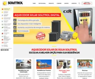 Soletrol.com.br(Aquecedor Solar Soletrol) Screenshot