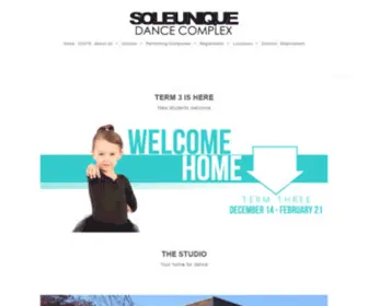 Soleunique.com(Soleuniquedance Home) Screenshot