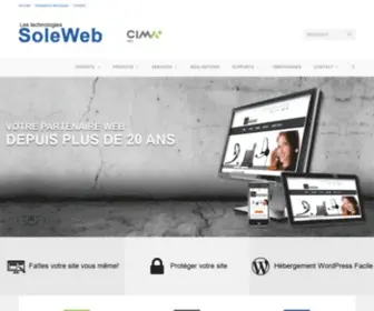 Soleweb.com(Les technologies SoleWeb) Screenshot