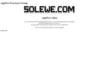 Solewe.com(SoleWe Project) Screenshot
