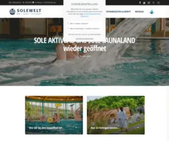 Solewelt.de(SOLEWELT schließt voraussichtlich bis einschließlich 3) Screenshot