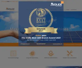 Solex.in(Solex Energy Limited) Screenshot