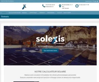 Solexis.ch(Pour les Pros du Solaire) Screenshot