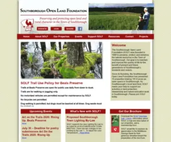 Solf.org(Southborough Open Land Foundation) Screenshot
