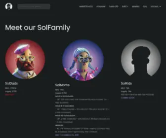 Solfamily.xyz(SOLFamily Website) Screenshot