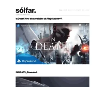 Solfar.com(Sólfar) Screenshot