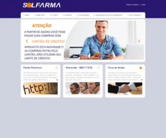 Solfarma.com.br(Solfarma distribuidora) Screenshot