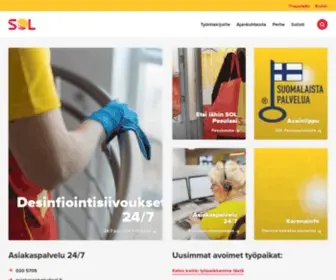 Sol.fi(Paikallisesti toimiva palvelualan perheyritys) Screenshot