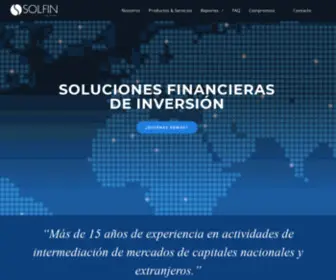 Solfin.com.ve(Casa de Bolsa) Screenshot