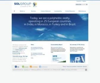 Solgroup.com(SOL Group) Screenshot
