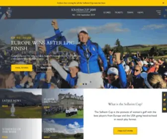 Solheimcup2019.com(The Solheim Cup) Screenshot