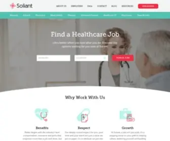 Soliant.com(Soliant Health) Screenshot
