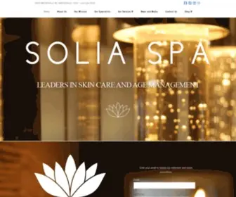 Soliaspa.com(Home) Screenshot