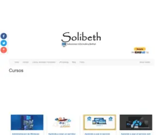 Solibeth.net(Cursos) Screenshot