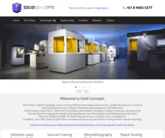 Solid-Concepts.com.au(Rapid Prototyping) Screenshot