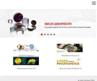 Solid-Photon.com(Crystals solution inc) Screenshot