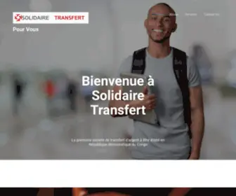 Solidairegroupe.com(Bienvenue chez Solidaire  Transfert) Screenshot