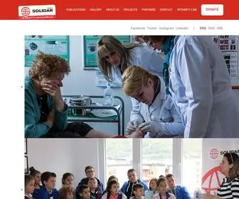 Solidar-Suisse-Kos.org(Solidar Suisse Kosovo bases its work on two fundamental principles) Screenshot