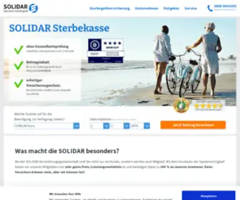 Solidar-Versicherung.de(Keine Gesundheitsprüfung) Screenshot