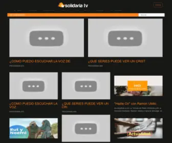 Solidariatv.com(Solidaria) Screenshot