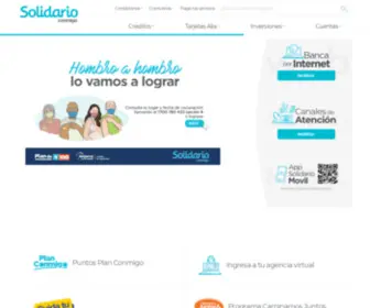 Solidario.fin.ec(Microsoft Internet Information Services 8) Screenshot