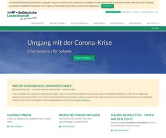 Solidarische-Landwirtschaft.org(Solidarische Landwirtschaft e.V) Screenshot