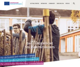 Solidaritaetskorps.de(Europ) Screenshot