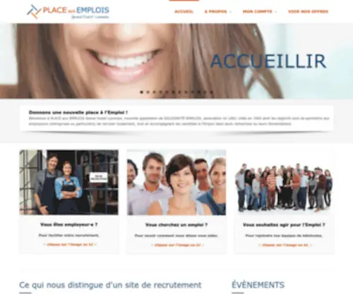 Solidarite-Emplois.com(PLACE aux EMPLOIS) Screenshot