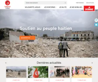 Solidarite-Laique.asso.fr(Page d'accueil grand public) Screenshot