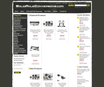 Solidaxleconversions.com(Solid Axle Conversions) Screenshot