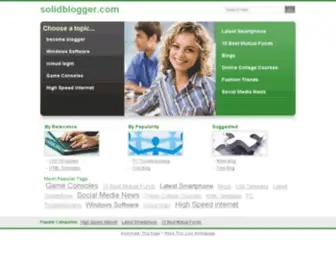 Solidblogger.com(Home) Screenshot