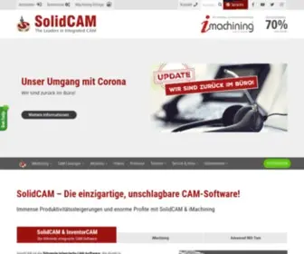 Solidcam.de(Die führende CAM) Screenshot