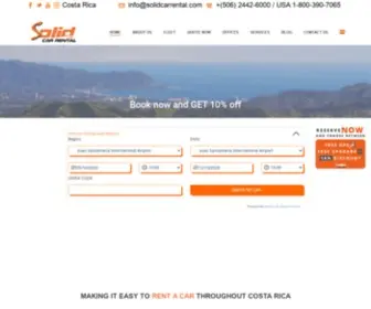 Solidcarrental.com(Rent a Car Costa Rica) Screenshot