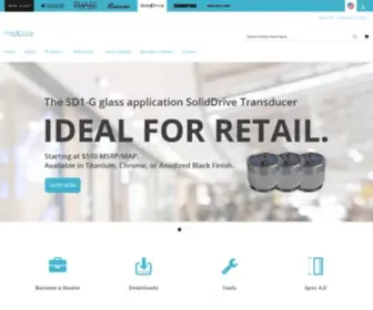 Soliddrive.com(SolidDrive creates audio technology) Screenshot