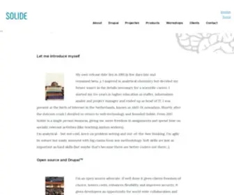Solide-ICT.nl(Solide BV) Screenshot