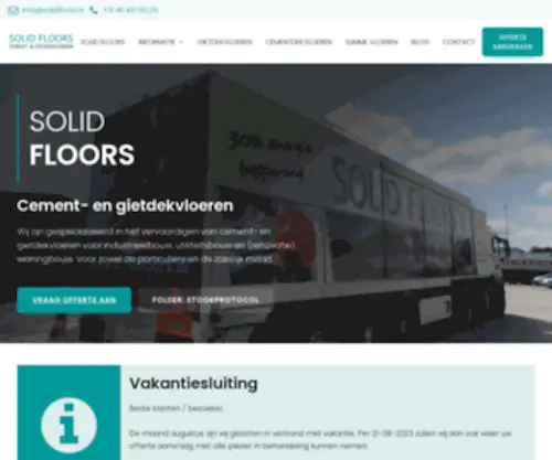 Solidfloors.nl(Solid Floors) Screenshot