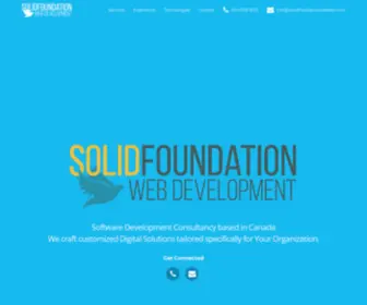 Solidfoundationwebdev.com(Solid Foundation Web Development) Screenshot