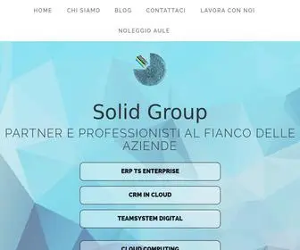 Solidgroup.it(Società di consulenza e formazione a Milano) Screenshot