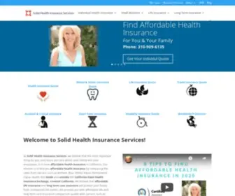 Solidhealthinsurance.com(Affordable Health Insurance Agency) Screenshot