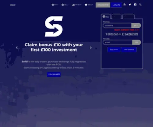 Solidi.co(Buy Bitcoin at the UK's Easiest & Safest Exchange) Screenshot