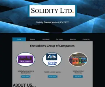 Soliditylimited.com(The Solidity Group of Companies) Screenshot