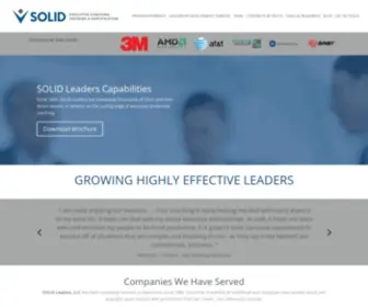 Solidleaders.com(Home Page) Screenshot